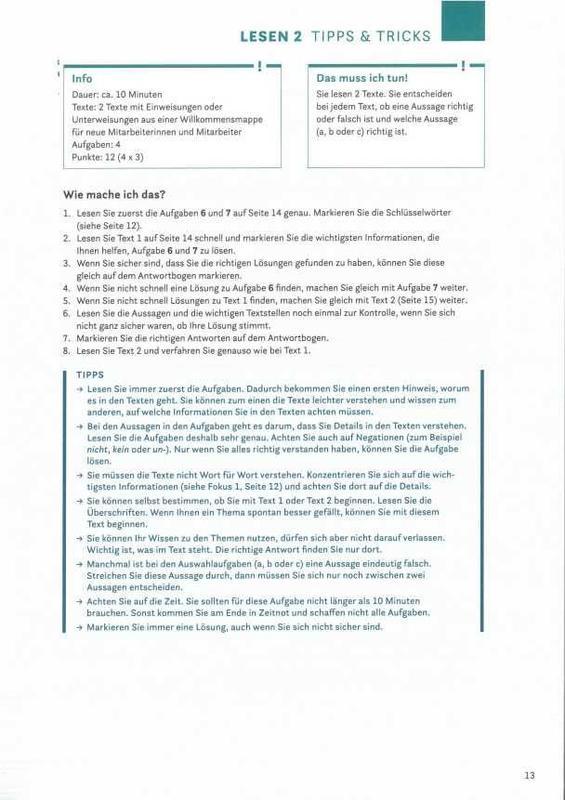 Prüfung Express Deutsch Test für den Beruf 2022 B1 B2 C1 PDF 50