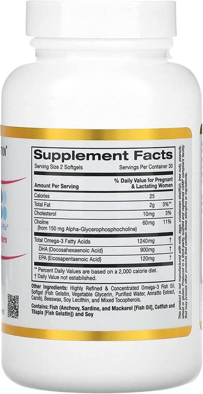 California Gold Nutrition Prenatal Dha