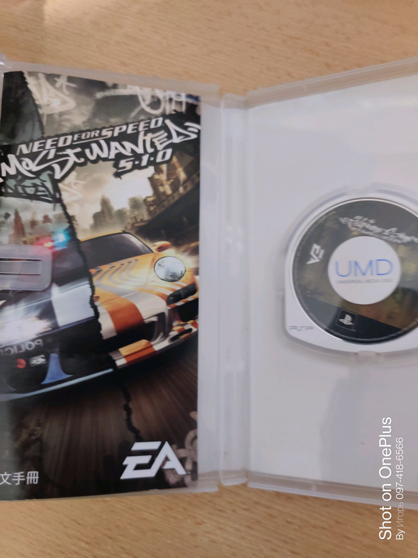 Sony Psp Umd Need For Speed Most Wanted