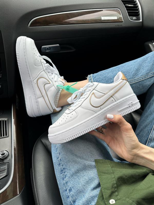 Nike Air Force Essential White Gold