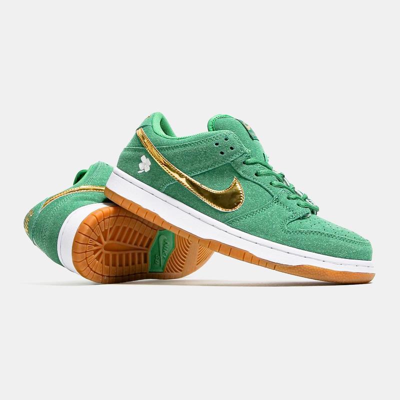 Невероятные кроссовки sb dunk low pro st patrick s day цена 2353 грн