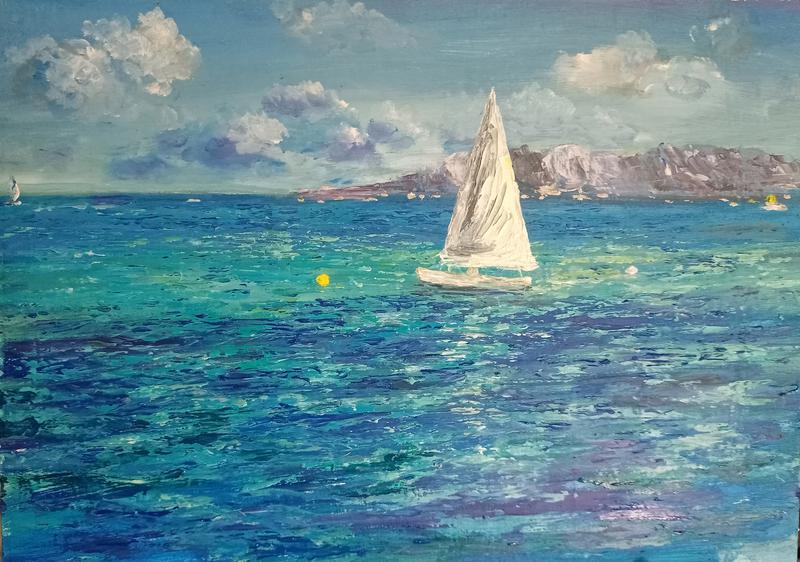 Картины море импрессионистов