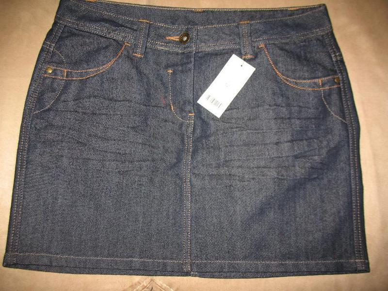 Новая женская джинсовая юбка George 12 размер