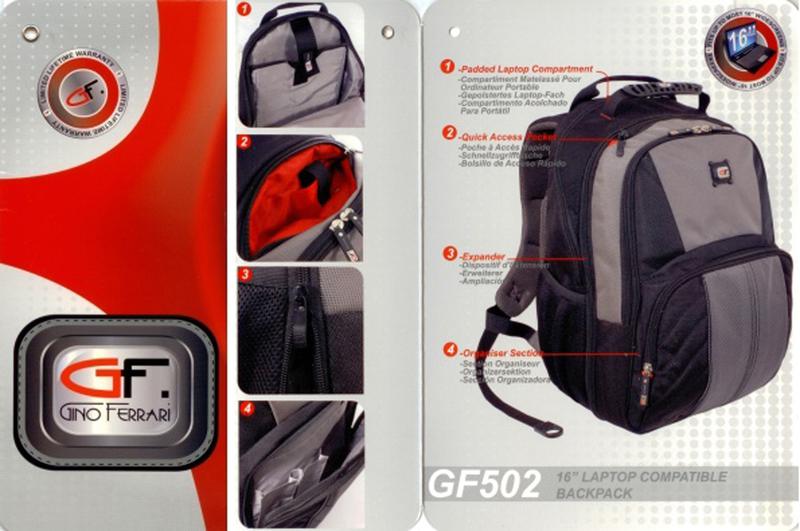 gino ferrari backpack