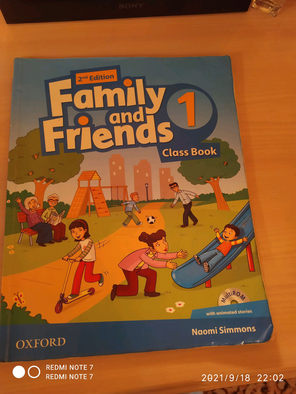 Family and frends of class book!