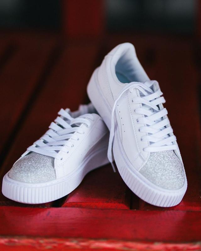 puma suede white