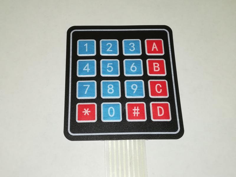 Клавиатура мембранная 4х4 матрица для Arduino