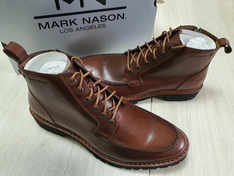 Новые кожаные мужские ботинки mark nason syracuse
