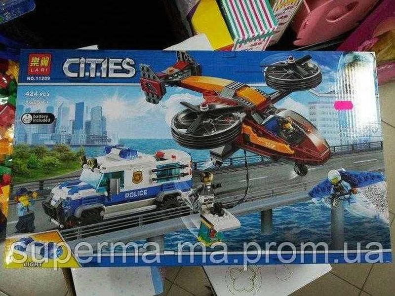 Конструктор Bela 11209 Воздушная полиция Аналог лего Lego City... - 485 ...