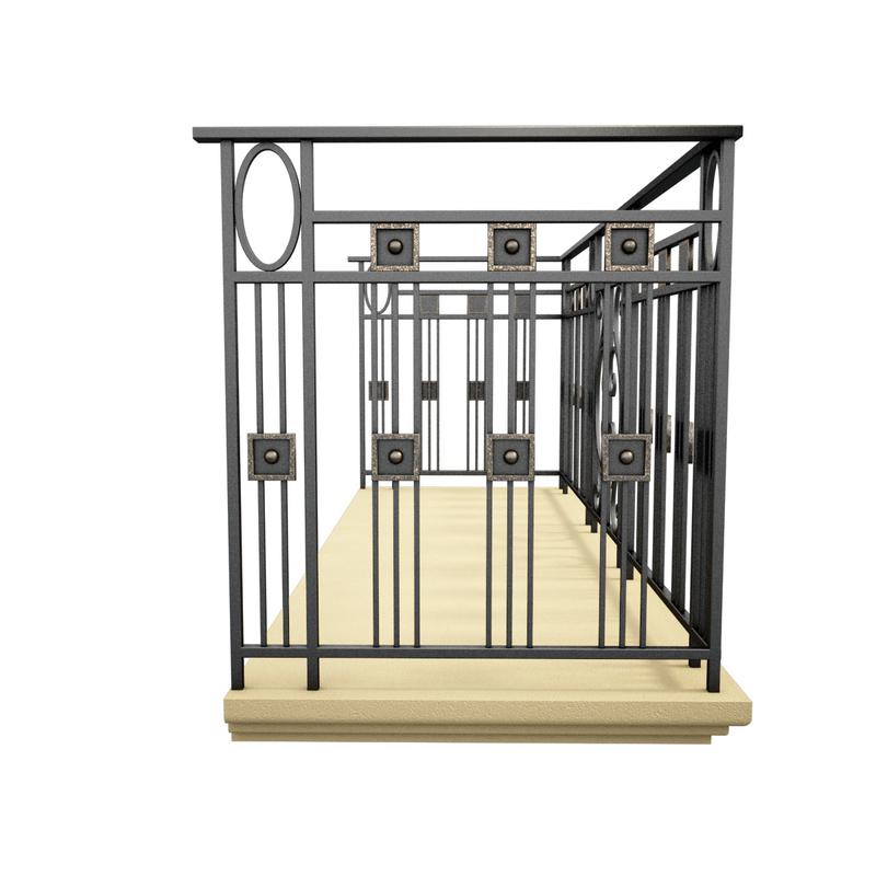 Открытый балкон, балконные ограждения - 47800 грн, купить на ИЗИ (26431605)