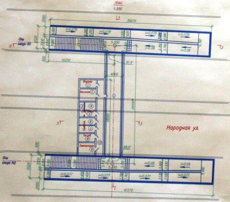 Надземный переход чертеж - 93 фото