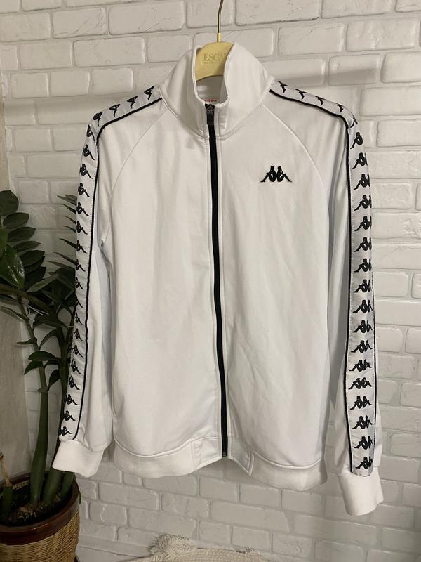 Олимпийка зипка kappa с лампасами - купить недорого б/у на ИЗИ (26710789)