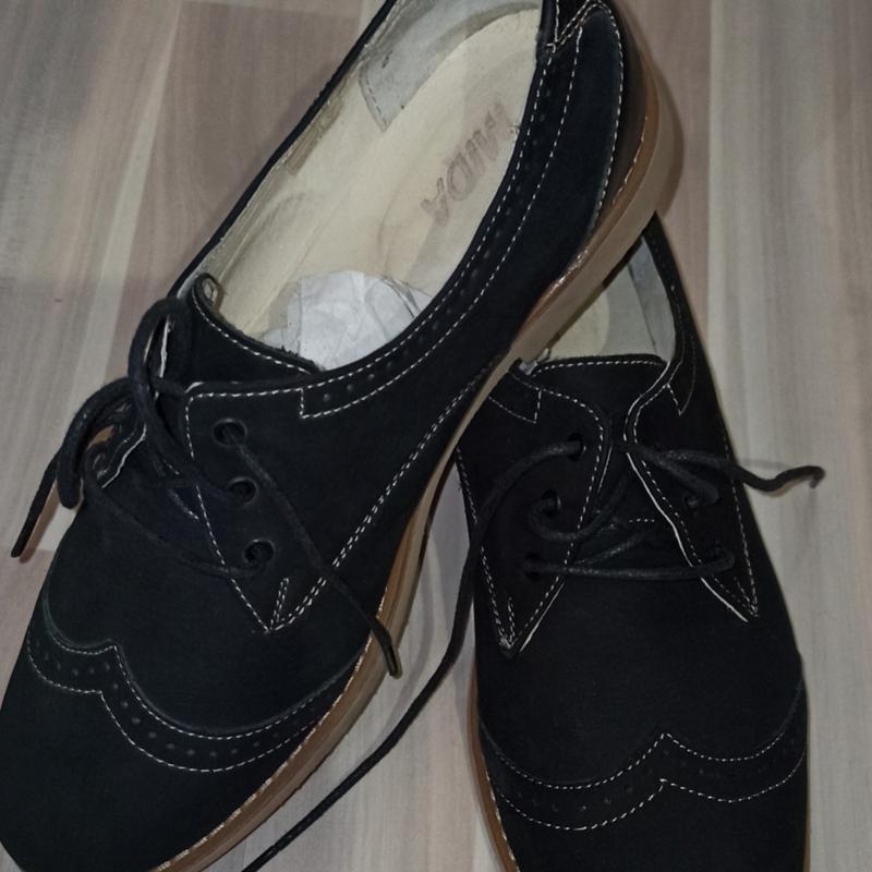 Женские кожаные туфли mida, стелька 26 см
