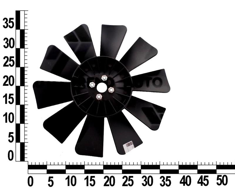 Крыльчатка радиатора газель