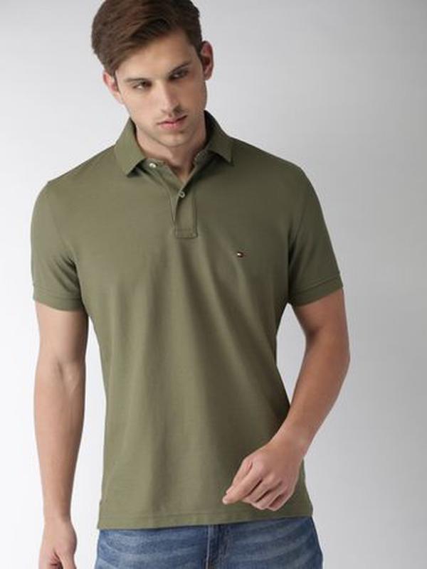 tommy hilfiger polo shirt green