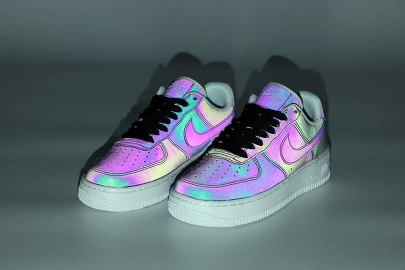 nike air force 1 sage low reflective