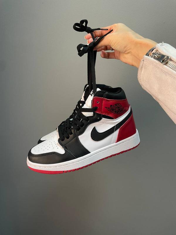 Nike air jordan 1 retro high “red / black toe високі кроссовк... 1850
