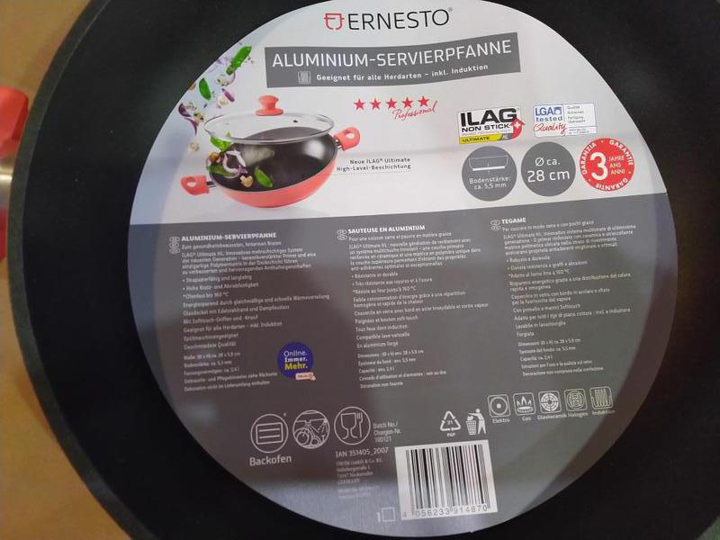 Алюминиевая сковорода нового поколения ø 28 см ernesto.: цена 800 грн -  купить Кухонная посуда на ИЗИ | Киев