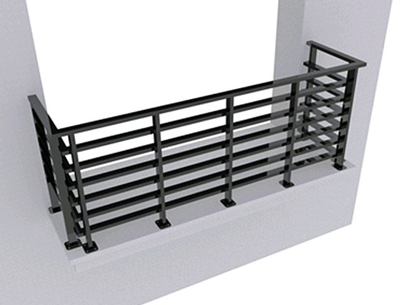 Перила металлические на балкон картинки