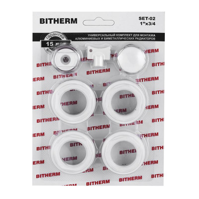 Комплект для радиатора 3/4\" (без креплений) BITHERM SET-02 (BT... - 86 ...