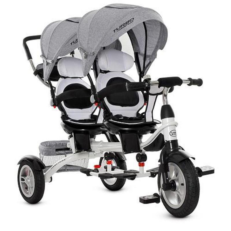 Велосипед для двойни близнят Turbo Trike M 3116TWA-19 надувные ...