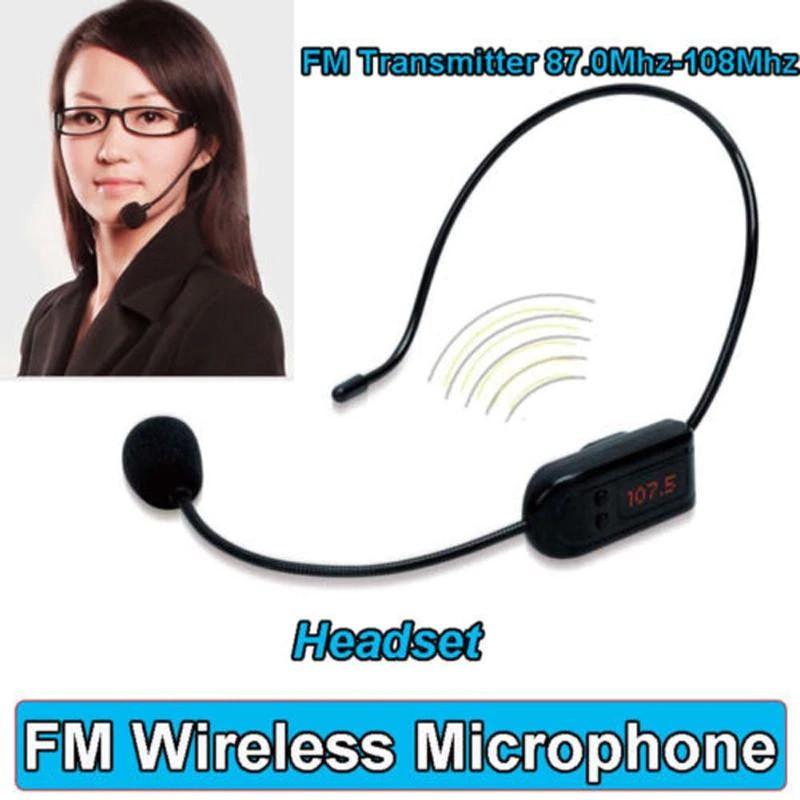 Микрофон головной (беспроводный, вещание в FM диапазоне) для э...