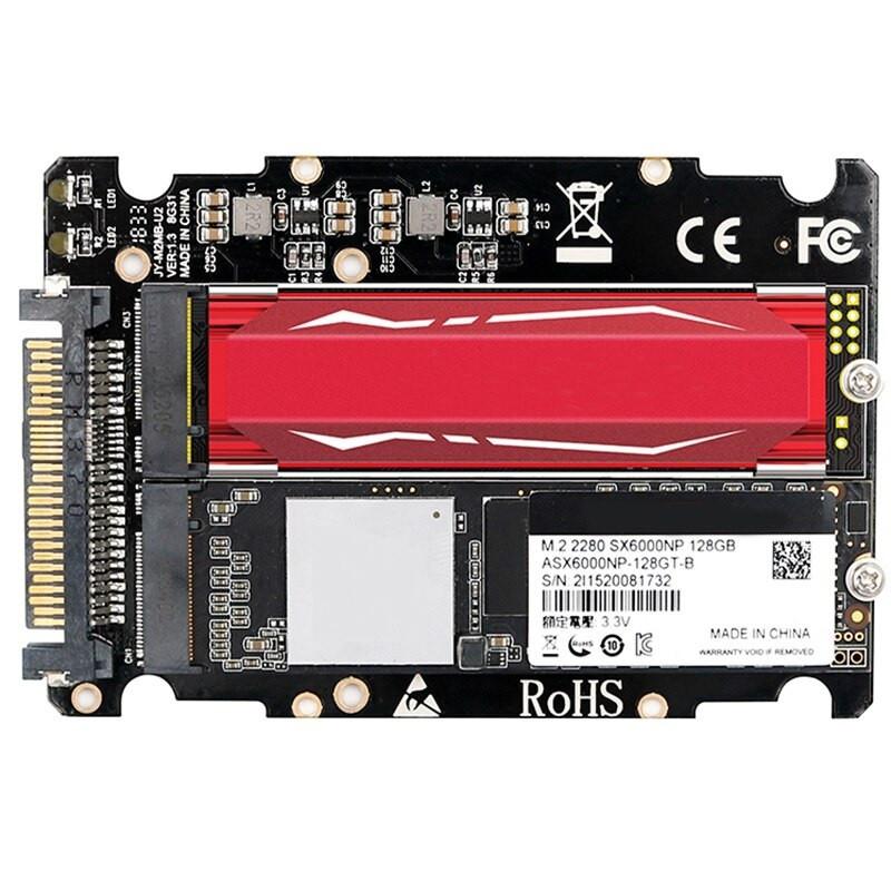 Адаптер перехідник U 2 Sff 8639 M 2 Ssd Nvme Sata Bus Ngff P ціна 499 грн купити Носії 8436