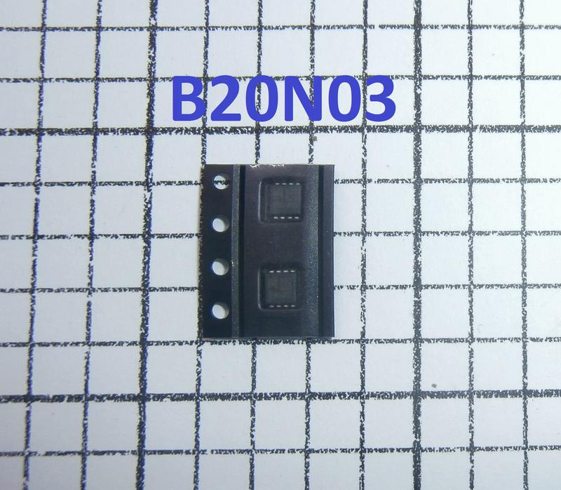 Микросхема EMB20N03V EMB20N03 B20N03 (полевой транзистор N-cha... - 25 ...