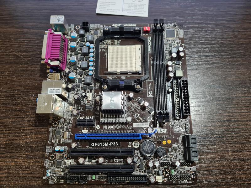 Подключение материнской платы msi gf615m p33