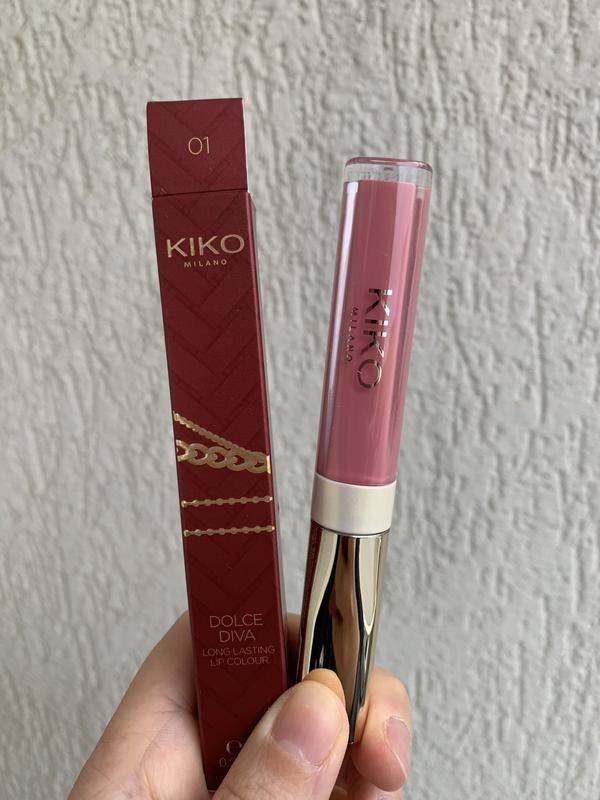 Стойкая помада Dolce Diva long lasting lip colour Kiko Milano 01 255