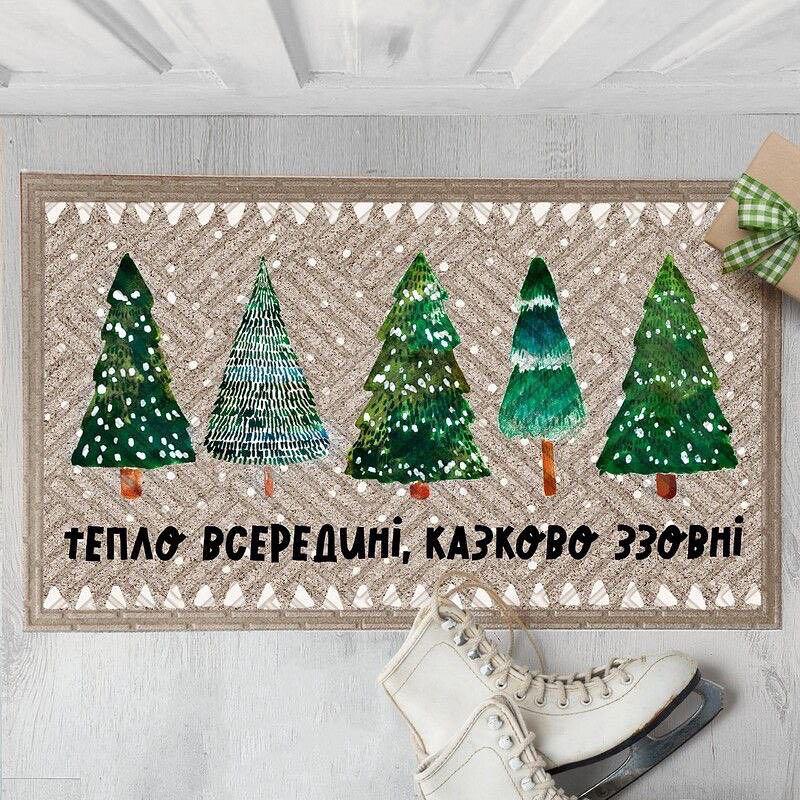 Коврик Придверный Новогодний Купить