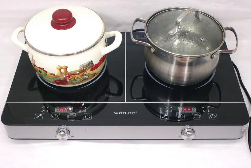 Немецкая Индукционная плита SilverCrest SDI 3500. Стеклокерамика ...