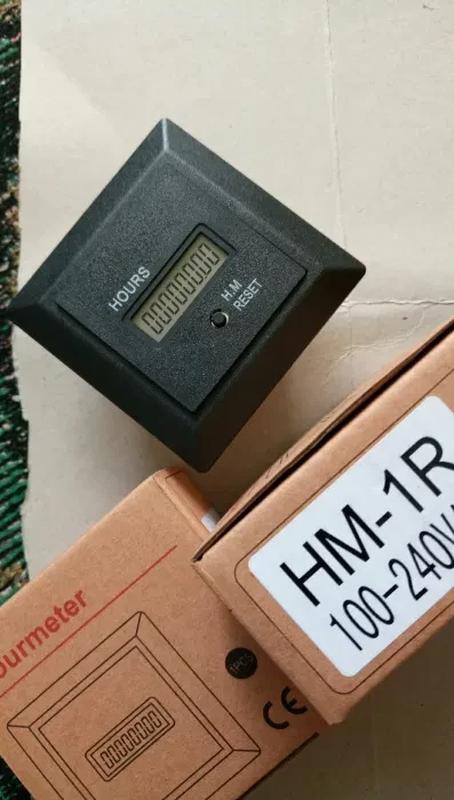 Счетчик моточасов , наработки оборудования, 100-240V. ЖК-экран...: цена ...