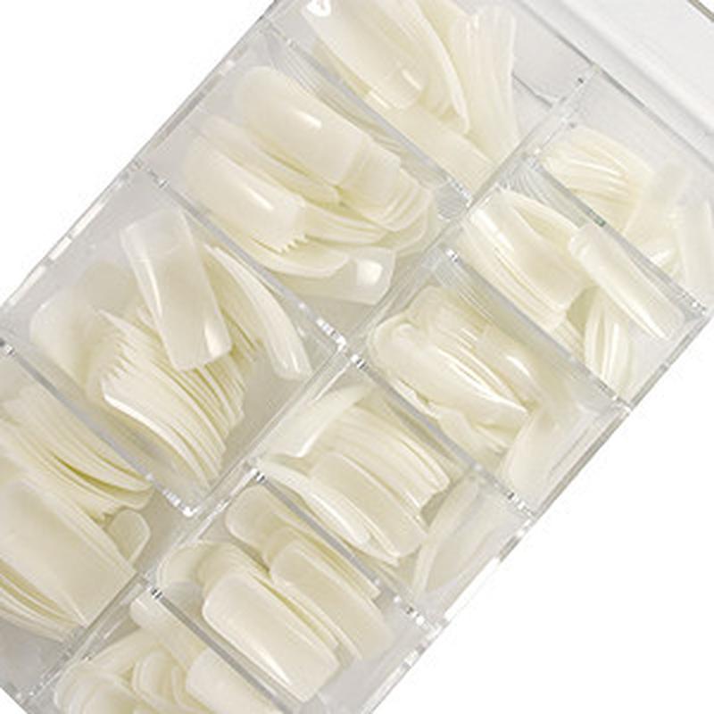 Типсы молочного цвета 250 шт в коробке