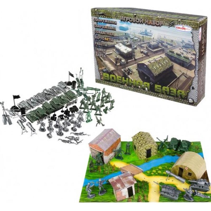 Армія Солдатики Військова база COLOR plast коробка 360*70*260 - 192 ...