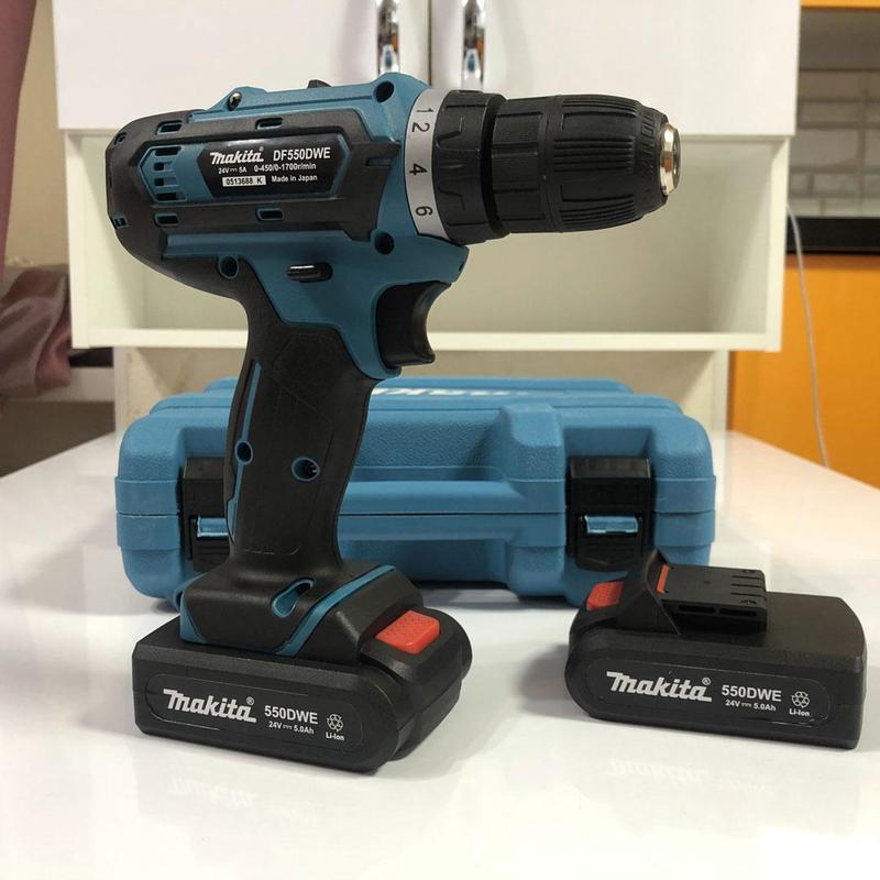 Шуруповерт Makita 550 DWE 24В 5А Li-Ion Аккумуляторный шурупов... - 2189 ?,  купить на ИЗИ (32058894)