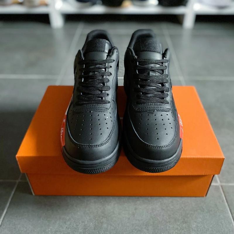 Кроссовки мужские nike air force 1, черные, найк аир форс, кро ...