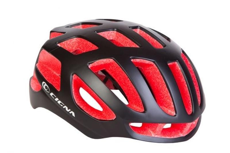 Шлем велосипедный СIGNA TT-4 чёрно-красный L (58-61см)