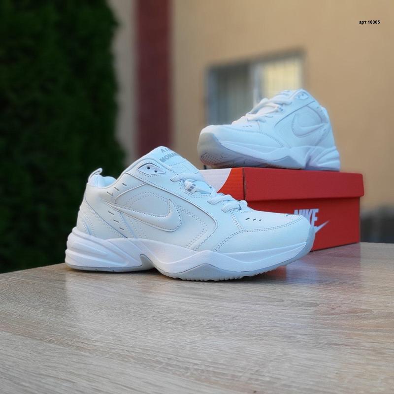 Кроссовки мужские nike air monarch белые (найк аир монарх, кро ...