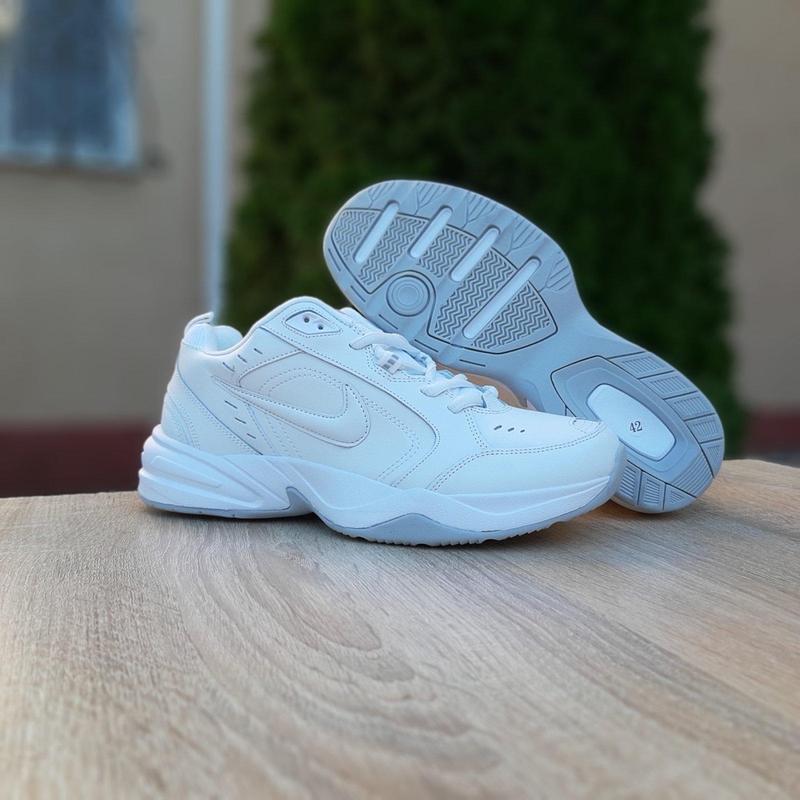 Кроссовки мужские nike air monarch белые (найк аир монарх, кро ...