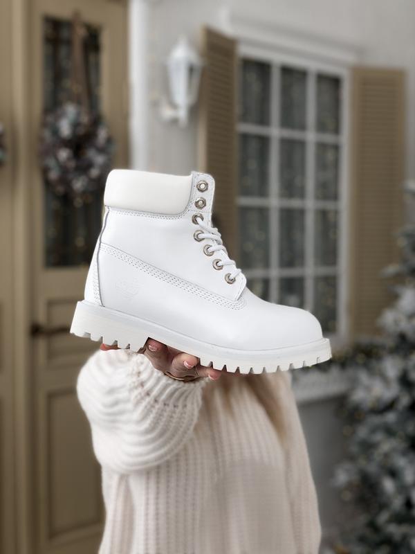 Зимние женские ботинки timberland белые (тимберленд, черевики) - 2999 грн,купить на ИЗИ (32072882)