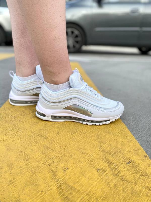 Кроссовки женские nike air max 97 white белые (найк аир макс, ...: цена ...