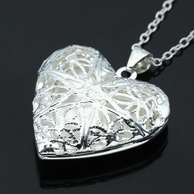 Silver pictures. Кулон Локет серебро. Silver Heart Shaped Locket Necklace. Кулон медальон открывающийся. Подвеска сердце Локет.