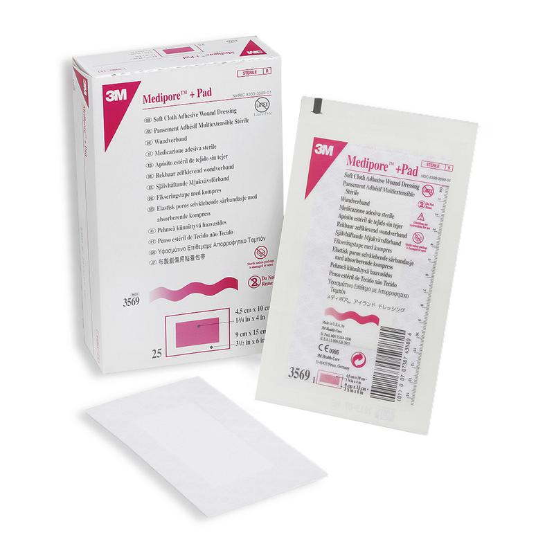 Адгезивная повязка для закрытия ран ЗМ™ Medipore™+Pad, 5 см x ... - 5 ...