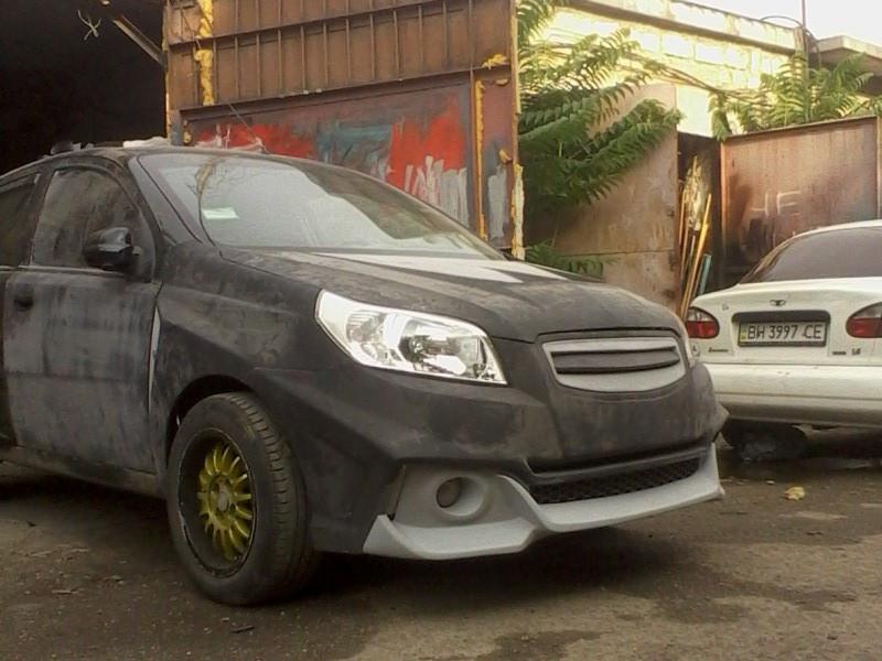 Передний бампер chevrolet aveo