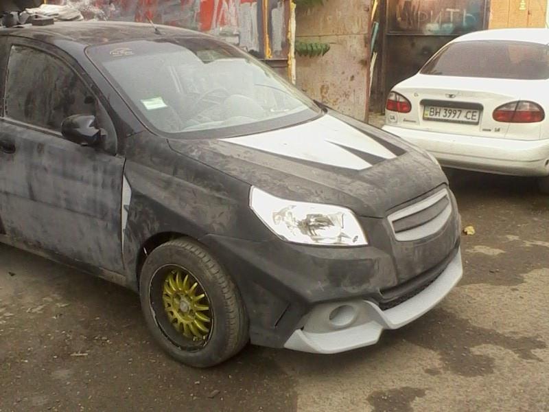 Передний бампер chevrolet aveo