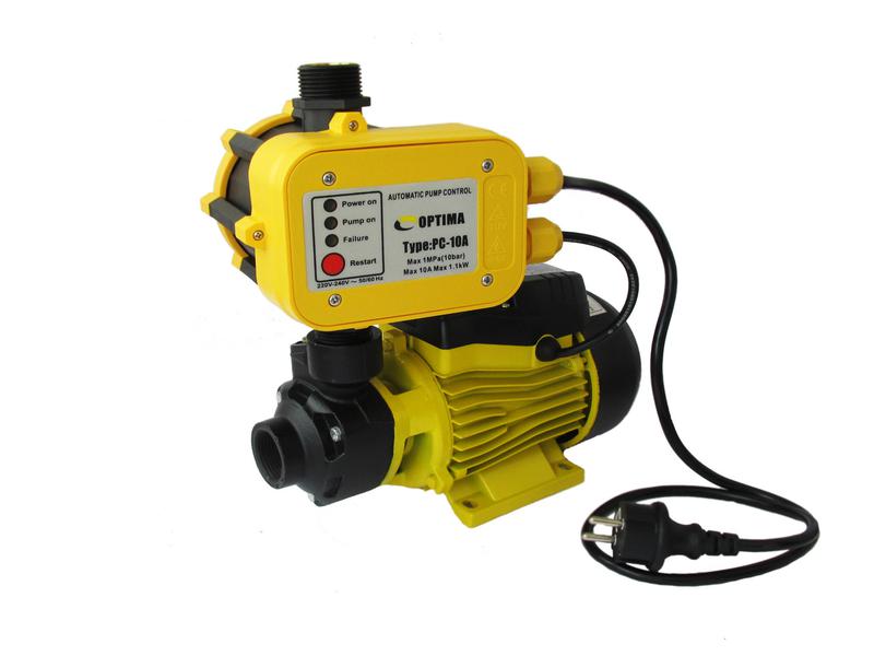 Насосная станция Optima QB-60 с автоматикой РС-10 бытовая стан ...