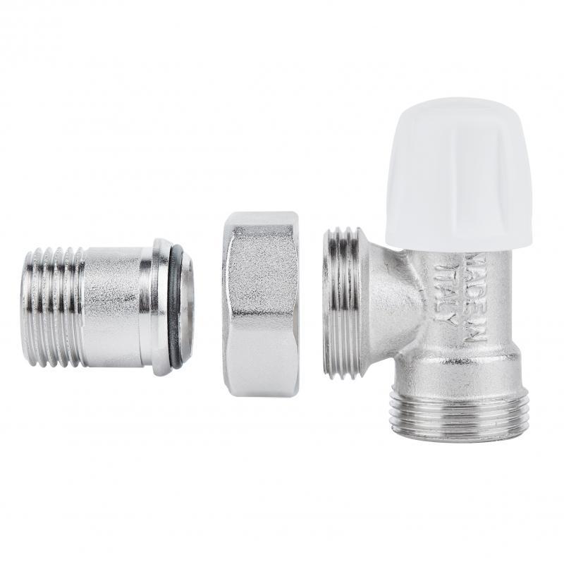 Кран радиаторный Icma 1/2\" угловой под фитинг, без ручки №827 - 143 ...