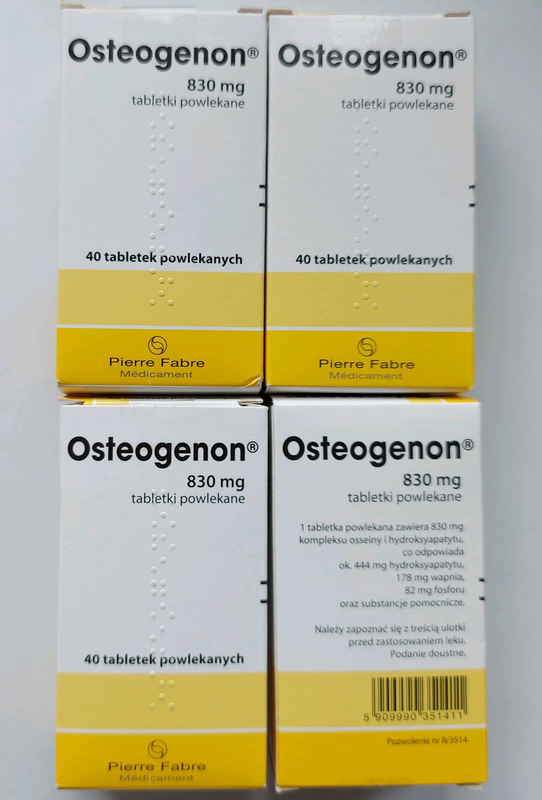 Остеогенон Osteogenon Остеоженон 830 мг 40 шт - 580 ₴, купить на ИЗИ ...