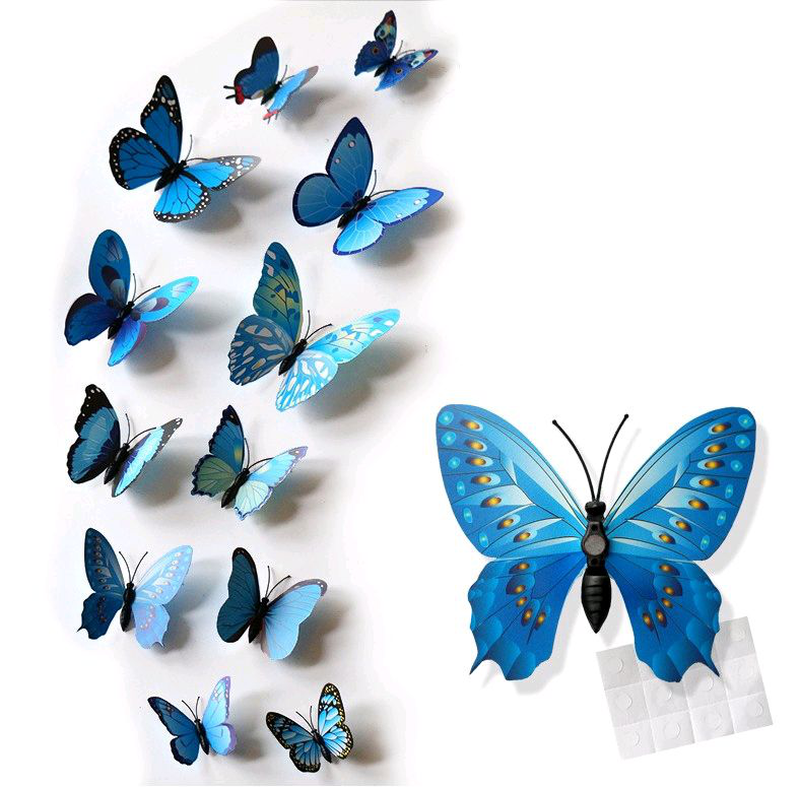 Украшение бабочки 3D на скотче